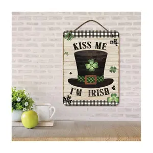 Courtside Market Kiss Me I'm Irish 12x16 Hanging Sign Courtside Market Kiss Me I'm Irish 12x16 Hanging Sign