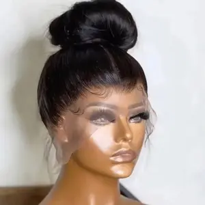 360 Full Lace Front Wig 180% Density Human Hair Straight Wigs Brazilian Remy Human Hair Lace Frontal Wig Brazilian For Women Pre Plucked Natural Hairline#TikTokShopBlackFriday