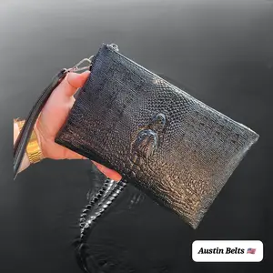 Bolsa Unisex Imitacion Cocodrilo Super elegante