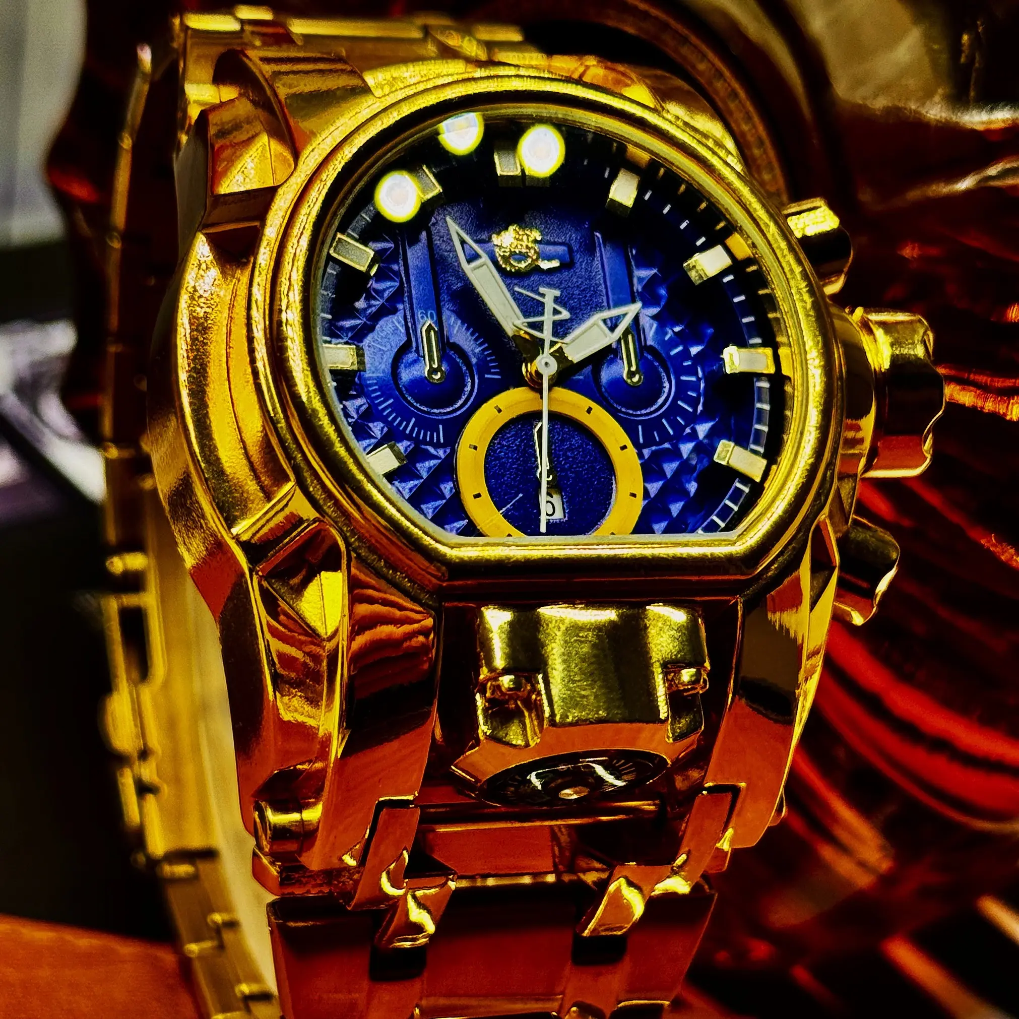 Men's Quartz Watch Punk Guide Ball Street Fashion High Quality Watch Gift Box Perfect Gift Industrial Style Old Money Watch&Gift Box