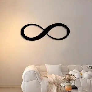 1pc Infinity Symbol Metal Wall Art, Infinity Symbol Statue Mural, Perfect for Meditation Room, Zen Space, Eternal Theme Decor, Ideal Gift for Spiritual Seekers