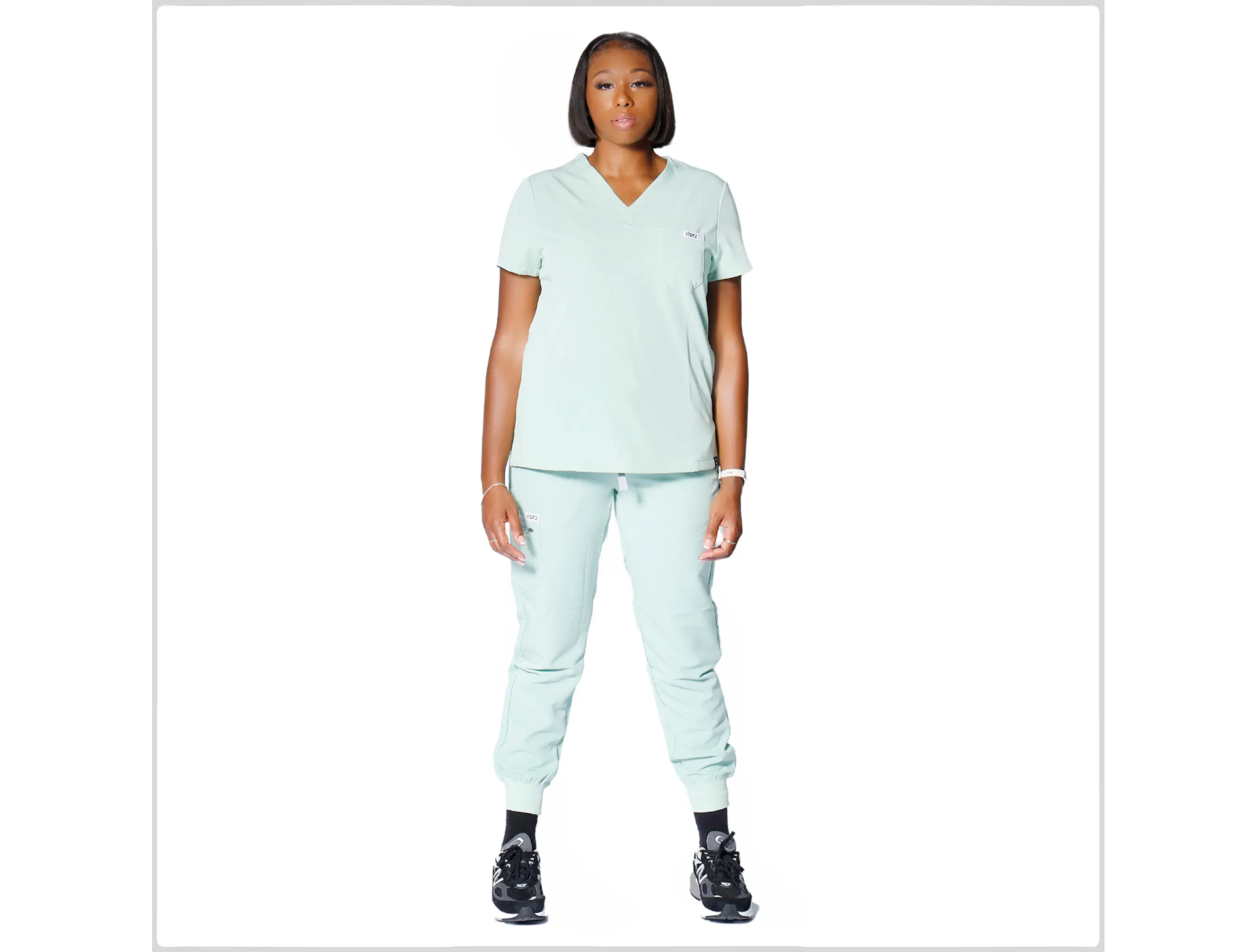 MINT GREEN V-NECK        