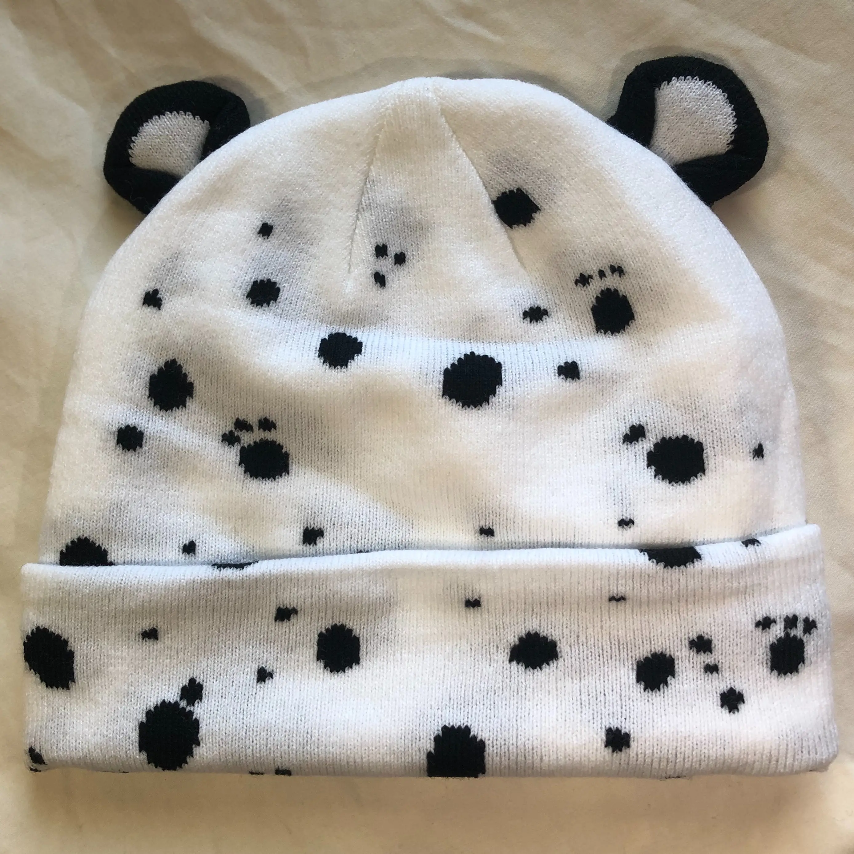 White Kuma Beanie