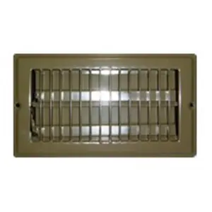 212 MAIN V-102B 4x8 in. Steel Face Floor Register, Heavy Duty Fan, Adjustable Fan, Household Appliance Part for Heat Distribution