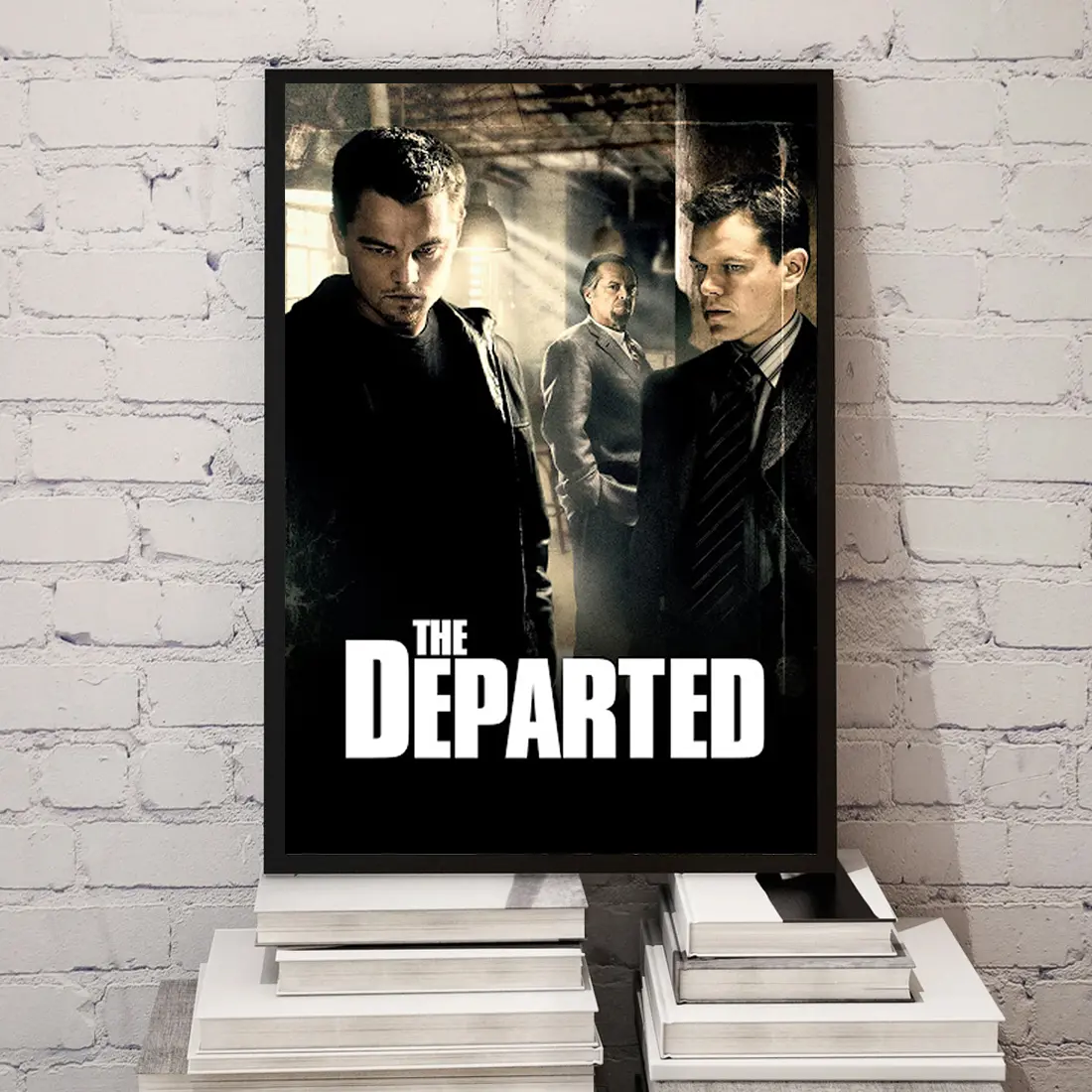 The Departed Movie Poster, Alternative Movie Poster Print, Martin Scorsese The Departed Poster, Leonardo DiCaprio and Jack Nicholson Posters
