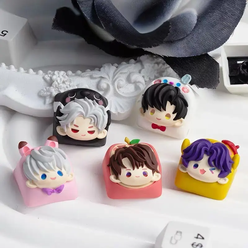 Love and Deepspace Mascot Emote Character Single Key Cap Keyboard Accessory