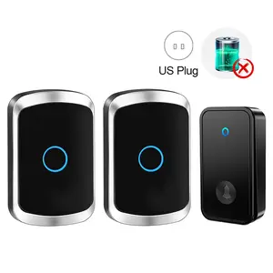 Wireless Doorbell Camera, Plug & Play Smart Video Doorbell with Chime Ringer, Remote Control Doorbell Camera for Home, Office, Classroom, Hotel