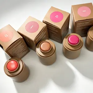 Cream blush stick can be layered on top of the blush stick Moisturizing and long-lasting Waterproof and long-lasting lip and cheek tint