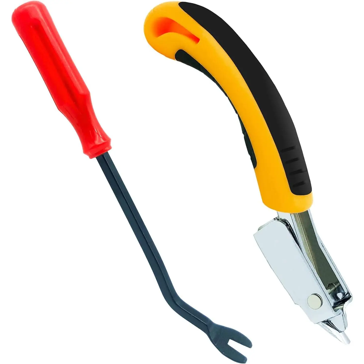 Upholstery Staple Remover, Staple Puller, Upholstery Tools Tack Lifter, Nail Puller Carpet Staple Remover Tool for Furniture Floor Carton Photo Frame Office 2pcs