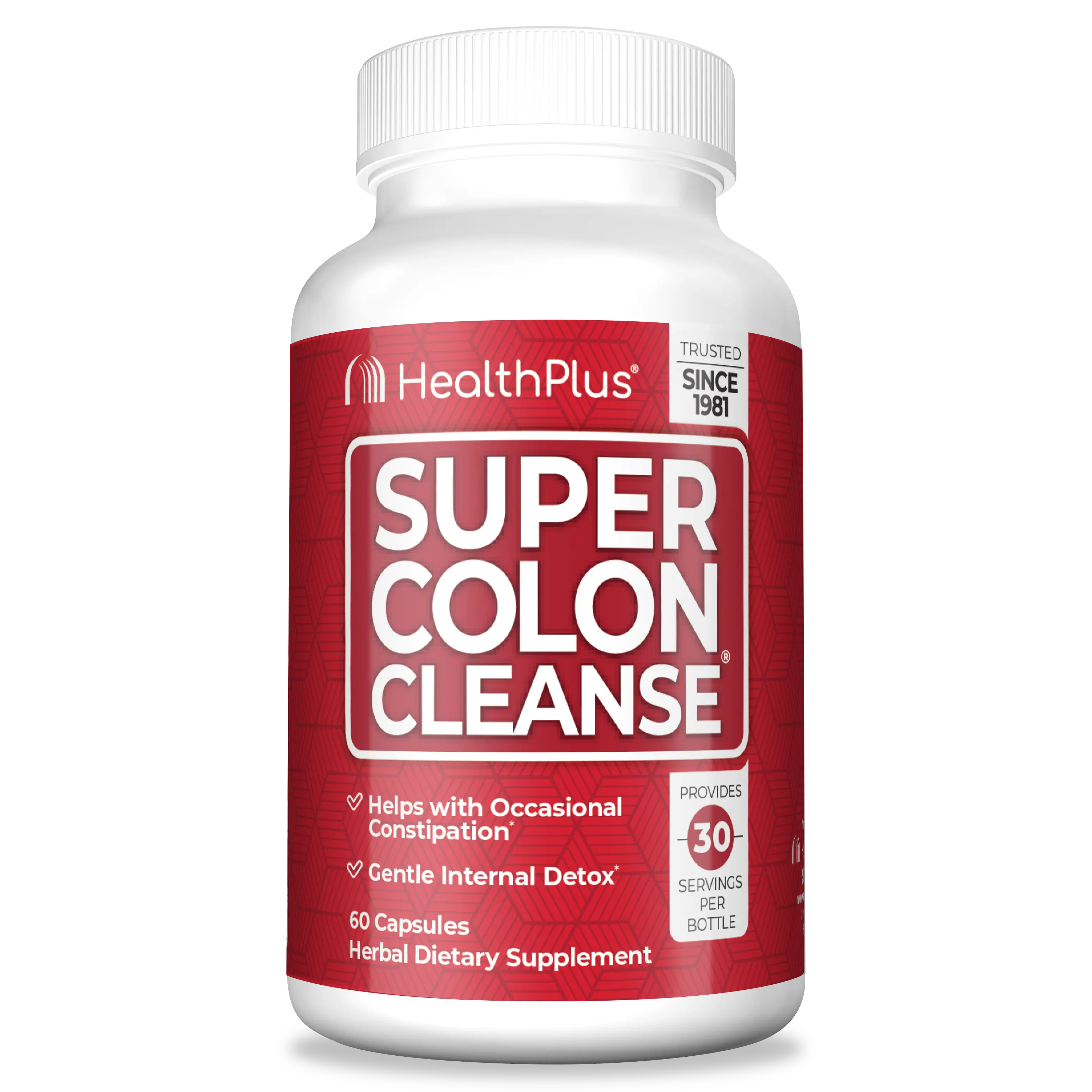 Health Plus Super Colon Cleanse - Gentle & Effective Internal Detox for Occasional Use, Healthcare, Fitness Edible Dietary Supplement