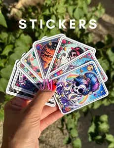 Tarot Card Waterproof Vinyl Sticker
