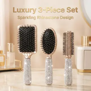 Cushion comb, heat-resistant curling styling tool, gentle hair care styling accessory