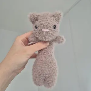 Floppy Ferret Crochet  Adorable Amigurumi Toy DIY Craft Kit