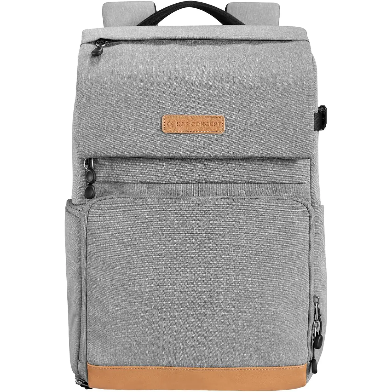 K&F Concept 22L Camera Case for Photographers Large Capacity Camera Bags with Raincover, 15.6 Inch Laptop Compartment for Camera Drone Bags