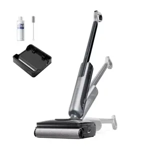 JONR H2 Pro Wet Dry Vacuum Cleaner with 70°C Brush Self-Cleaning & Hot Air Drying, 20,000Pa Cordless Vacuum Mop, 180° Lie-Flat Design, 3-Sided Edge Cleaning, Hard Floor Washer for Pet Hair, Spills, Sticky Messes & Fresh Brush Care