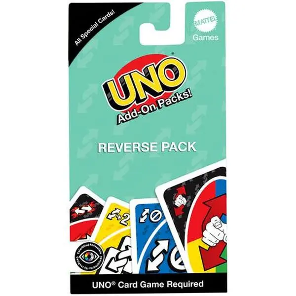 UNO Reverse Pack Add-On  [COLLECTIBLES] Card Game, Table Top Game