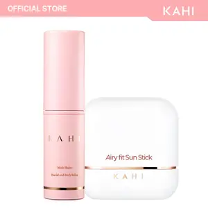 KAHI Best-Selling Glow & Protect Duo - Wrinkle Bounce Multi Balm Stick + Airy Fit Sun Stick SPF 50
