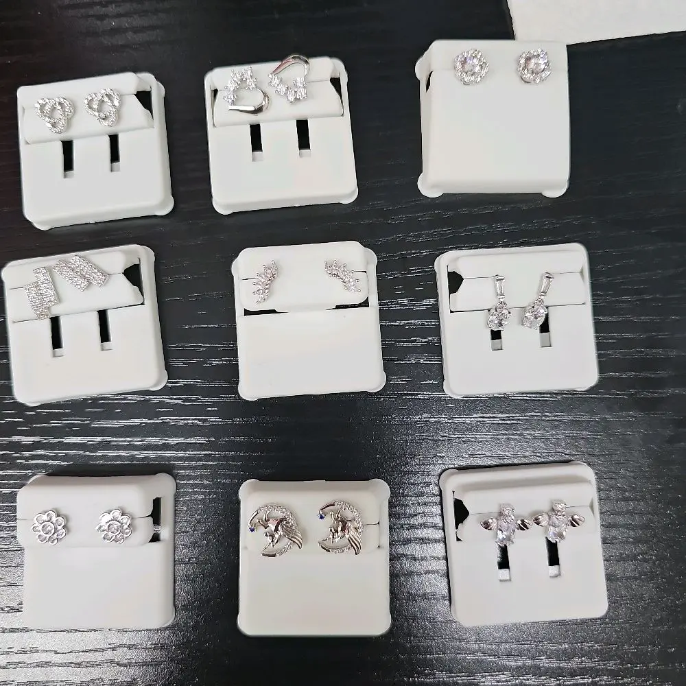 real silver 925 plata 925 real aretes earrings styles unicorn flower crown more styles