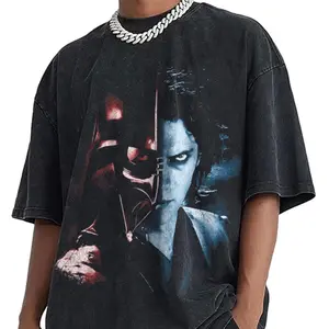 [Sale up to 40%] Vaderr Annakiinn Half Face T-Shirt, Jedi Sith Graphic Tee, 90s Aesthetic Shirton Unisex Print graphic tee