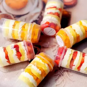 Reusable Cake Pusher Mould Set, 10/20pcs Food Grade Baking Tools with Lids, Round Push Stick Cupcake Mold, DIY Kitchen Accessories, Baking Utensils Supplies