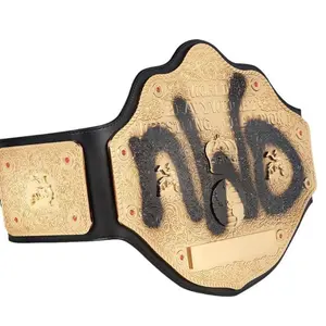 Big Gold Wrestling Championship Title Belt Replica, World Heavyweight Championship Belt - Adult Size - 2mm - 52 Inches Length Adult Heavyweight Wrestling Championship Belt
