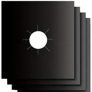 Stove Burner Cover, Gas Stove Protector, Reusable Non-stick Stove Liner, Kitchen Accessories for Home Dining Room Barbecue, Stove Plate