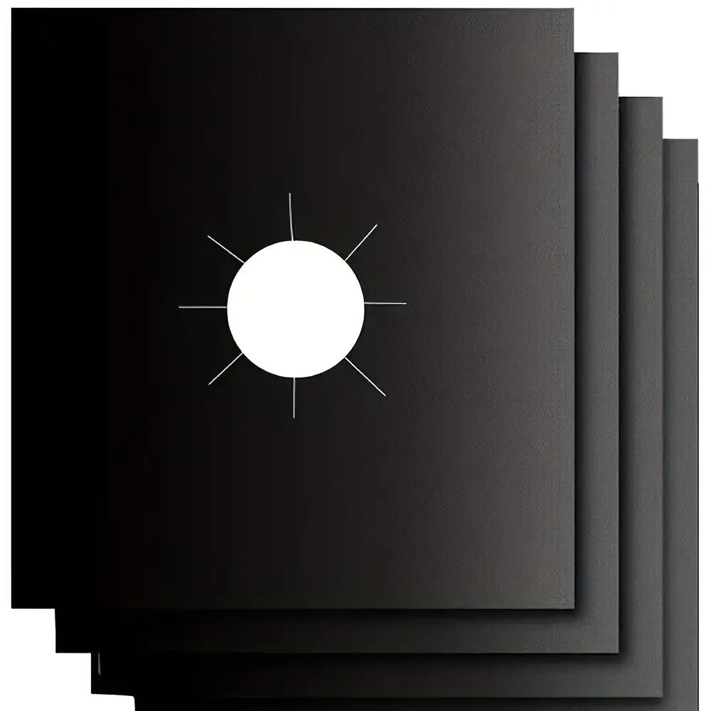 Stove Burner Cover, Gas Stove Protector, Reusable Non-stick Stove Liner, Kitchen Accessories for Home Dining Room Barbecue