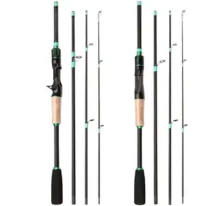 1pcs Lightweight Carbon Fiber Fishing Rod, Travel Rod, Ultra-Fast Action, Portable Multi-Joint Design, Straight Handle or Gun Handle Option, Outdoor Fishing Equipment