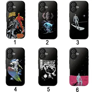 The Silver Surfer Phone Case for iPhone For Samsung, Phone Accessories, Cute Phone Case, Fashion Case, Perfect Gift for Her Him, Phone Case for iPhone, Creative Dual Layer Case