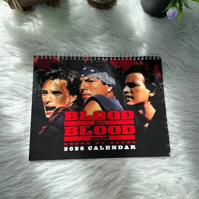 BloodInBloodOut 2026-2027 Calendar, BIBO 2026-2027 Wall Calendar Ver2, Movie Calendar, 2027 Calendar, Unique Christmas Gift, Calendar Gift, Holiday Gift Ideas