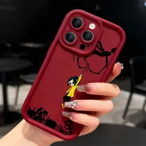 Trendy Cartoon Style Smartphone Case, Soft TPU Back Casing with Drop Protection for iPhone 17/16/15/14/13/12/11 Pro Max Plus – Non-Slip Grip, Shockproof Bumper, Full Body Protective Handheld Devices Accessory for Girls with Silicone Screen Protector