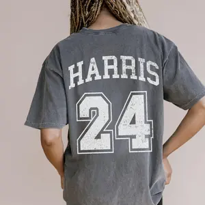 Kamala Harris 2024 Comfort Colors Shirt Unisex Football Sports Jersey Joe Biden Election 2024 Varsity Back Print Anti Trump Tee Sports Gift