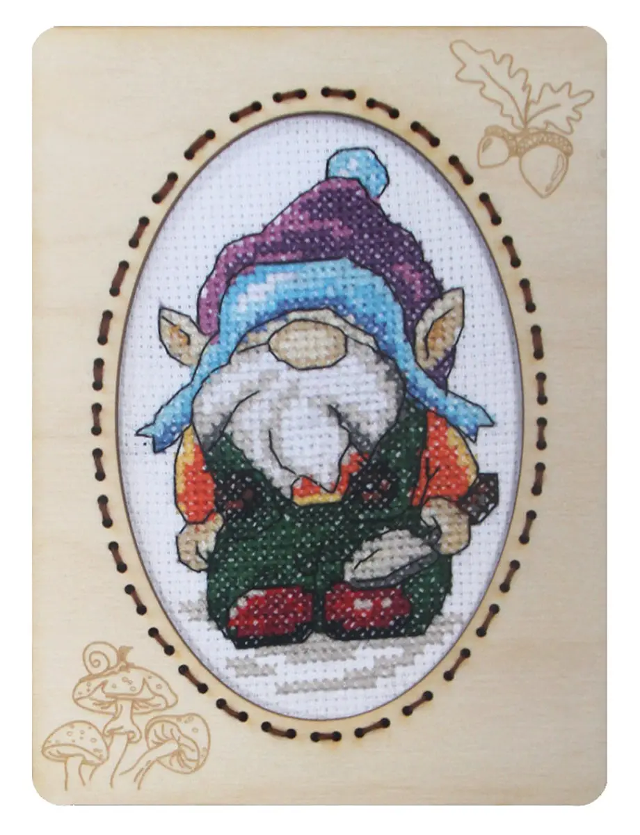 Gnomes Counted Cross Stitch Kit by Orchidea 6661