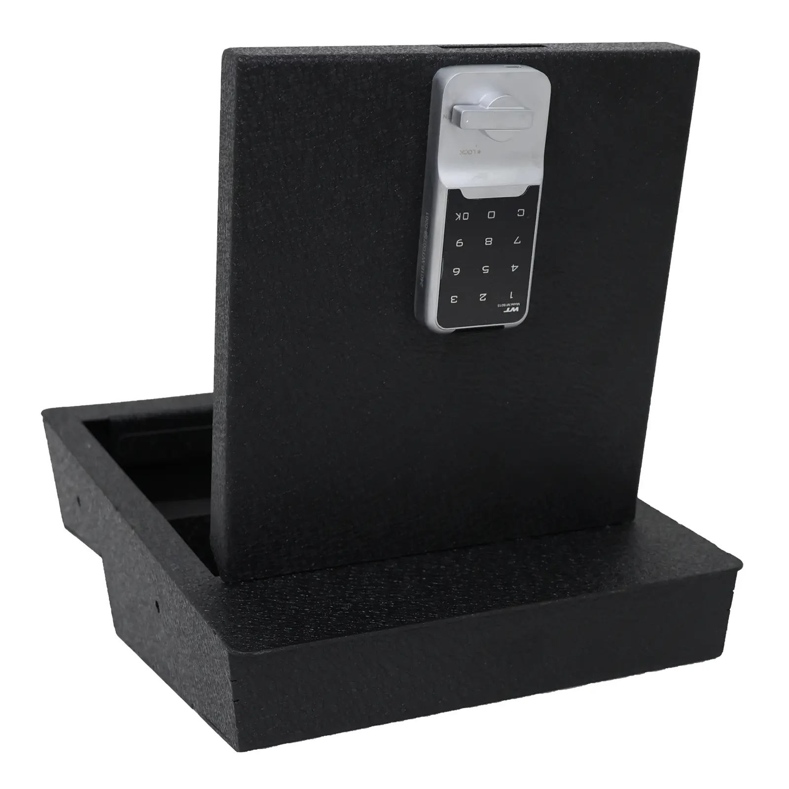 WASAI Underseat Console Gun Safe Compatible with Chevrolet Silverado 1500/GMC Sierra 1500 2014-2018, Electronic Keypad Lock