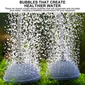 Aqua Dream Air Stone 3.9 Inch Dome Diffuser for Aquarium Filter Oxygenates Water Creates Healthier Environment