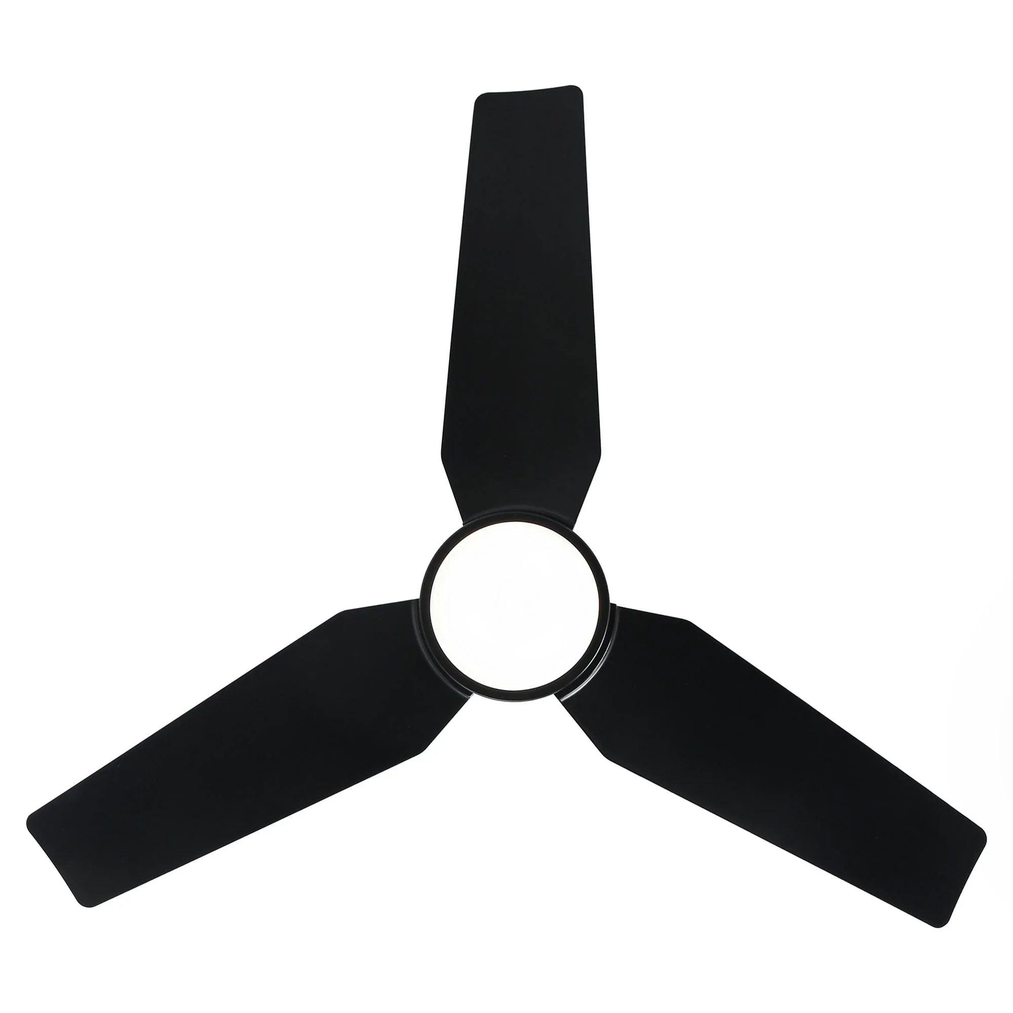Vaczon 42" DC Motor Ceiling Fan | Modern Downrod Mount, Dimmable LED Light & Remote, Quiet 6-Speed