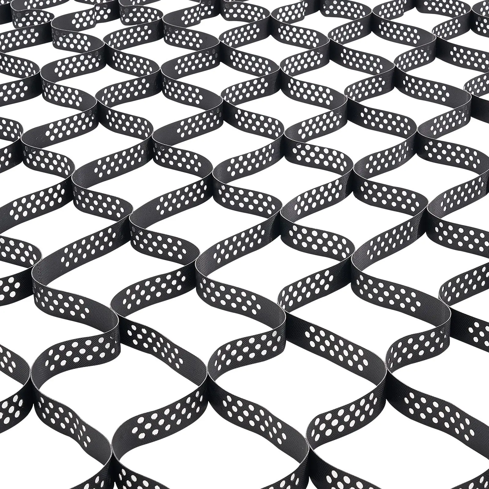 【DealsForYouDays】VEVOR Honeycomb Recyclable PE Gravel Grid, 2 in Depth, 32.8x9.8 FT/10000x3000 mm, 0.06 in Thickness, 1880 LBS/Sq Ft & 1885 LBS/Sq Inch Load Capacity, Permeable Outdoor Geo Grid for Driveway Stabilization (Fathers Day Deal)