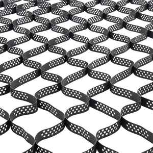 【DealsForYouDays】VEVOR Recyclable PE Gravel Grid, 2 in Depth, 32.81x9.84 FT/10000x3000 mm, 0.06 in Thickness, 1880 LBS/Sq Ft & 1885 LBS/Sq Inch Load Capacity, Permeable Geo Grid for Driveway Stabilization, Patio, Walkway (Fathers Day Deal)