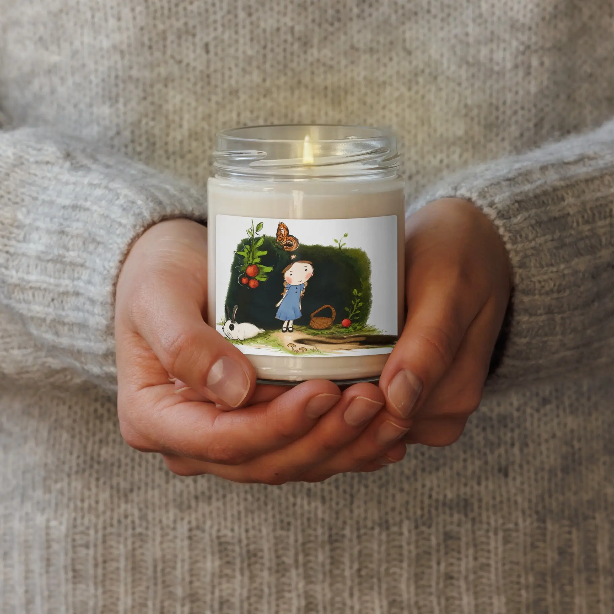 Whimsical Fantasy Art - Scented Candle | Nomi, Keeper of Forgotten Things