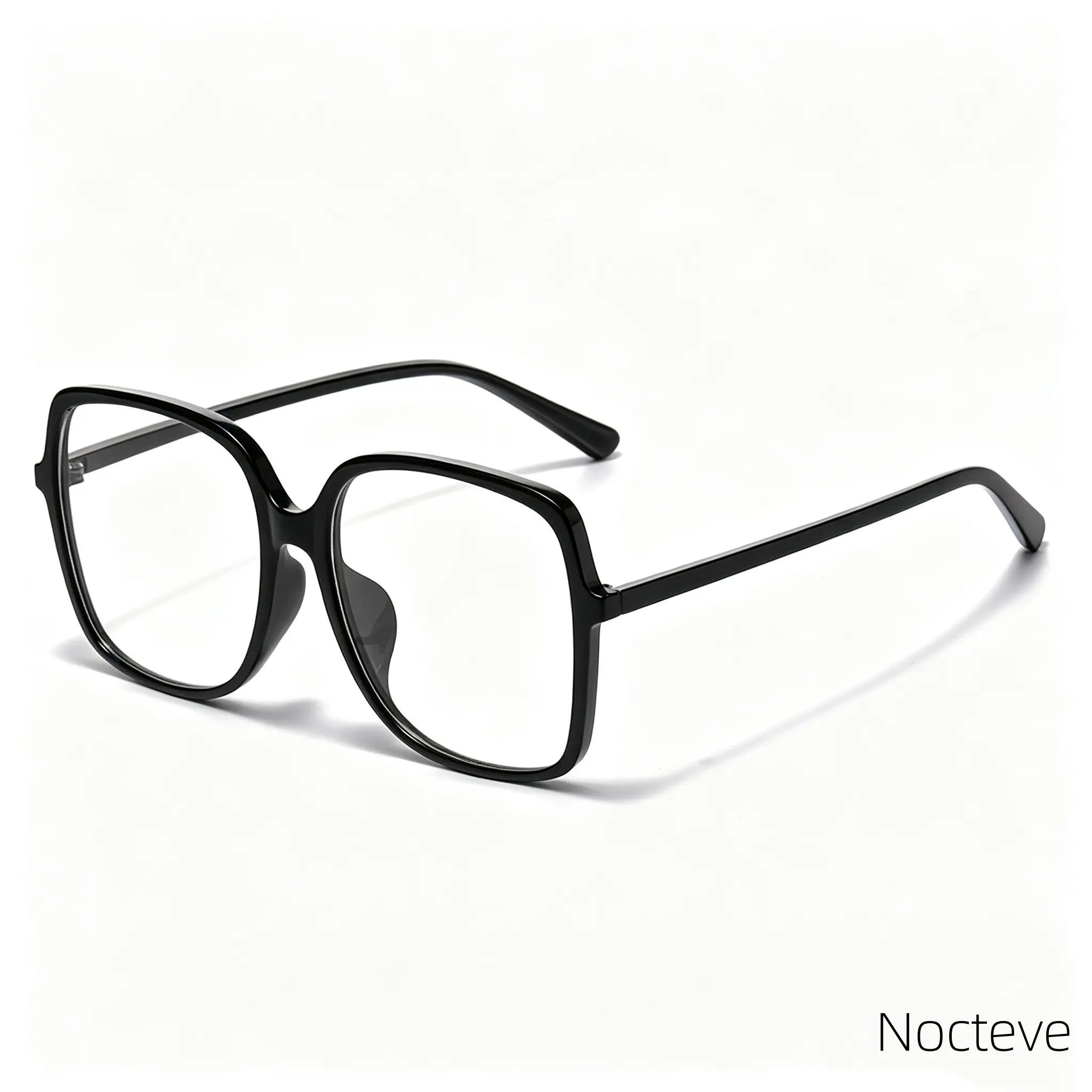 Oversized Black Eyeglass Frames for Women, Flattering Ultra-Light Optical Frames for Big Faces, Fits Prescription Lenses, Prescription Glasses, Glasses With Prescriptions