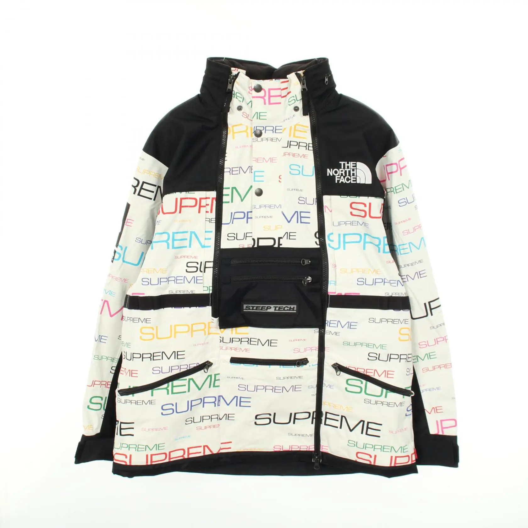 Pre-owned Supreme Nylon Small Leather Goods x THE NORTH FACE Steep Tech Apogee jacket