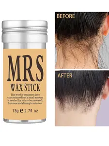 75g Hair Styling Wax Stick, Fake Hair Wax Stick, Frizz Control Hair Wax, Haircare, All Seasons Use, No Ca Prop 65 Warning