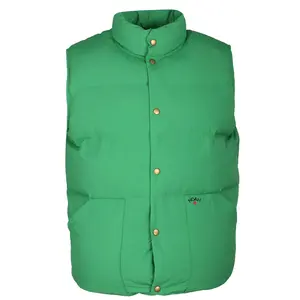 PUMA Mens X Noah Primaloft Puffer Button Up Vest Athletic Outerwear Casual - Green
