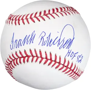 Frank Robinson Baltimore Orioles Autographed Baseball with "HOF" Inscription - BAS - Fanatics Authentic Certified