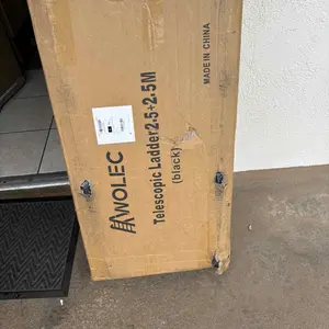 16.5FT Telescoping Ladder A Frame, Portable Extension Folding Ladder, Multi-Purpose Compact Telescopic Ladder for Outdoor Work, 330lbs Max Capacity,TikTokShopBlackFriday