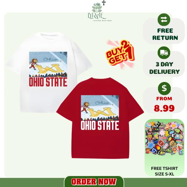 V2 Ohio vs Michigan Rivalry Sweater, Script Ohio on Big M Sweater, Buckeye Fan Erase The M Sweat Shirt Causal T-Shirt Sweatshirt Hoodie, OSU Fan Gift