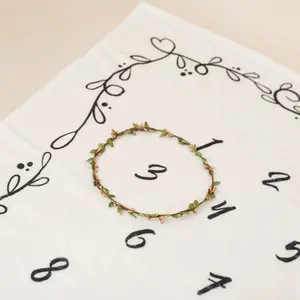 Milestone blanket markers, rings