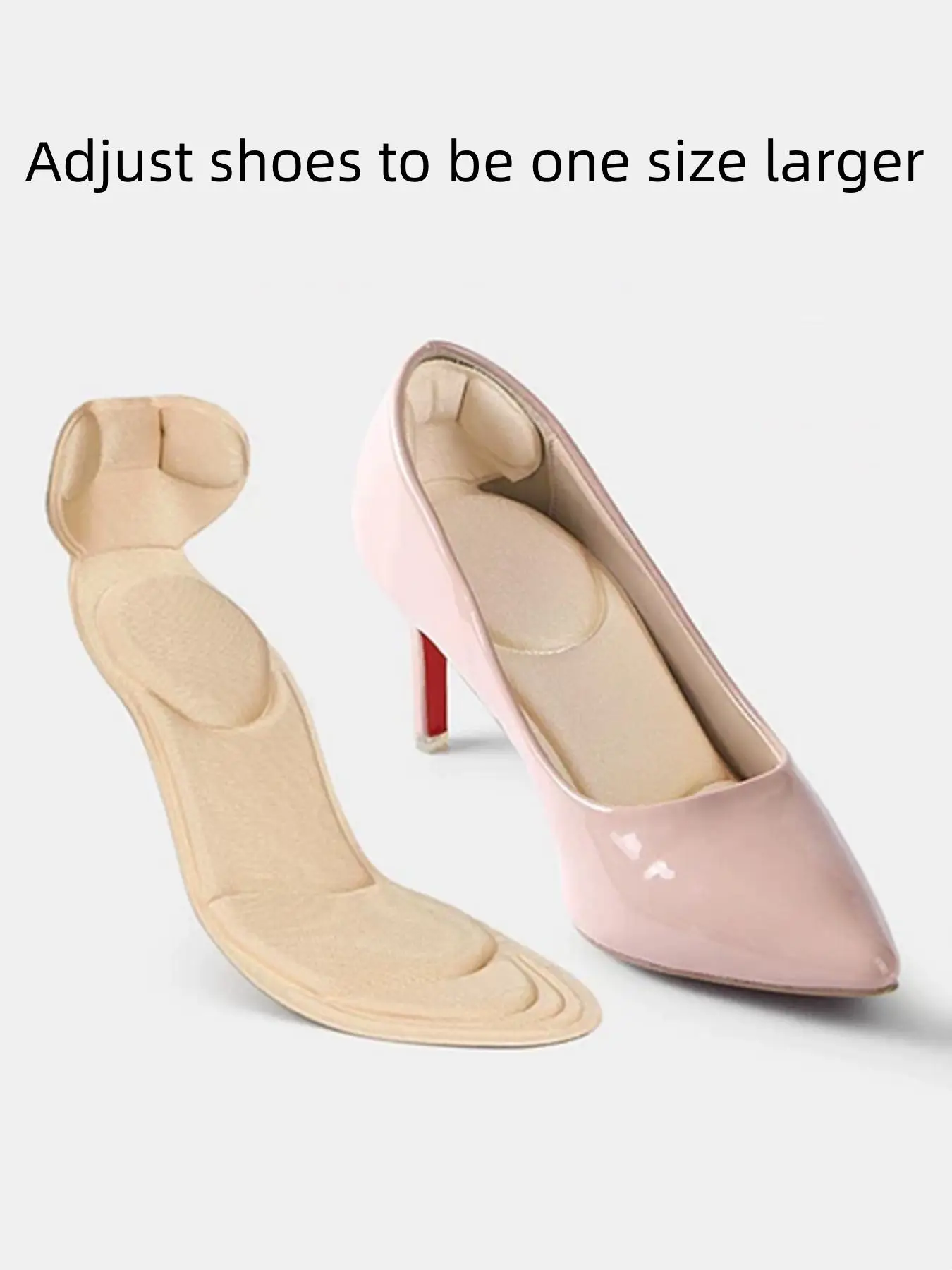 Women's High Heel Shoe Insoles, Breathable Anti-slip Heel Stickers, Soft Comfortable Shoe Insoles for High Heels, Shoes Accessories for Women