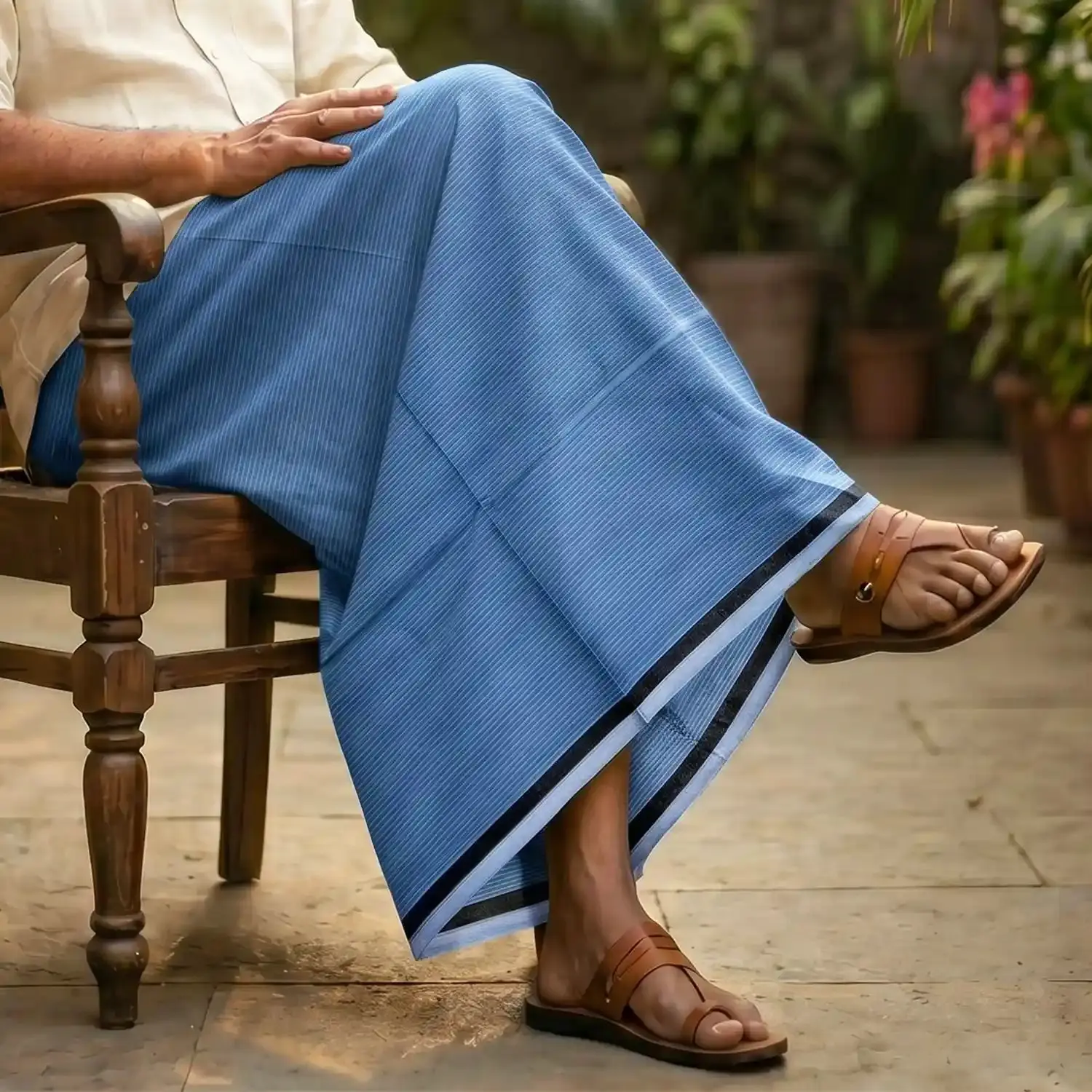 PremiumX Lungi with Breathable Cotton Feel for Warm Weather Comfort