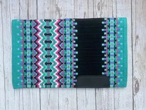 Saddle Pad Show Pad 34" x 42" -Teal, Bubble Gum, Grape Juice